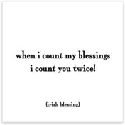 gnet: When I count my blessings